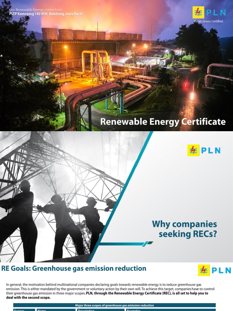 Renewable Energy Certificates for Corporations | PDF