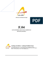 F.04 (Daftar Periksa Kepatuhan Akreditasi) Revisi 02 Mansye