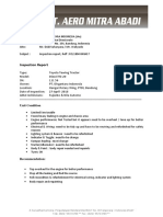 Inspection Report - TD 20, PTDI, SN 111 56