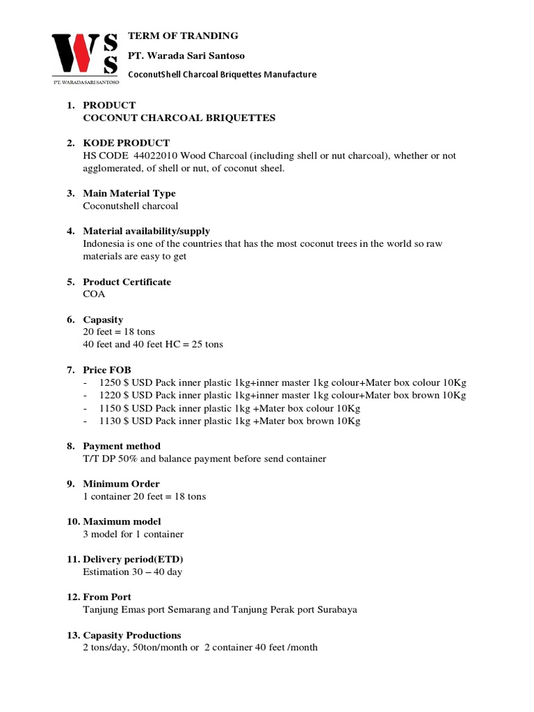 Spesifikasi Produk | PDF