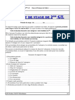 Rapport Stage 2nde GT (Lpo Fays)