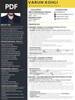 Varun Kohli CV