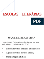 3º Ano Literatura Material Complementar Escolas Literárias Linha Do Tempo Semana 28