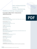 2023 Clinical Guidelines For Posterior Restorations Based On Coverage, Adhesion, Resistance, Esthetics, and Subgingival Management - En.es