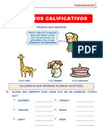 Adjetivos Calificativos