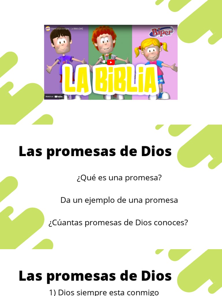 7 Promesas de Dios en la Biblia | PDF