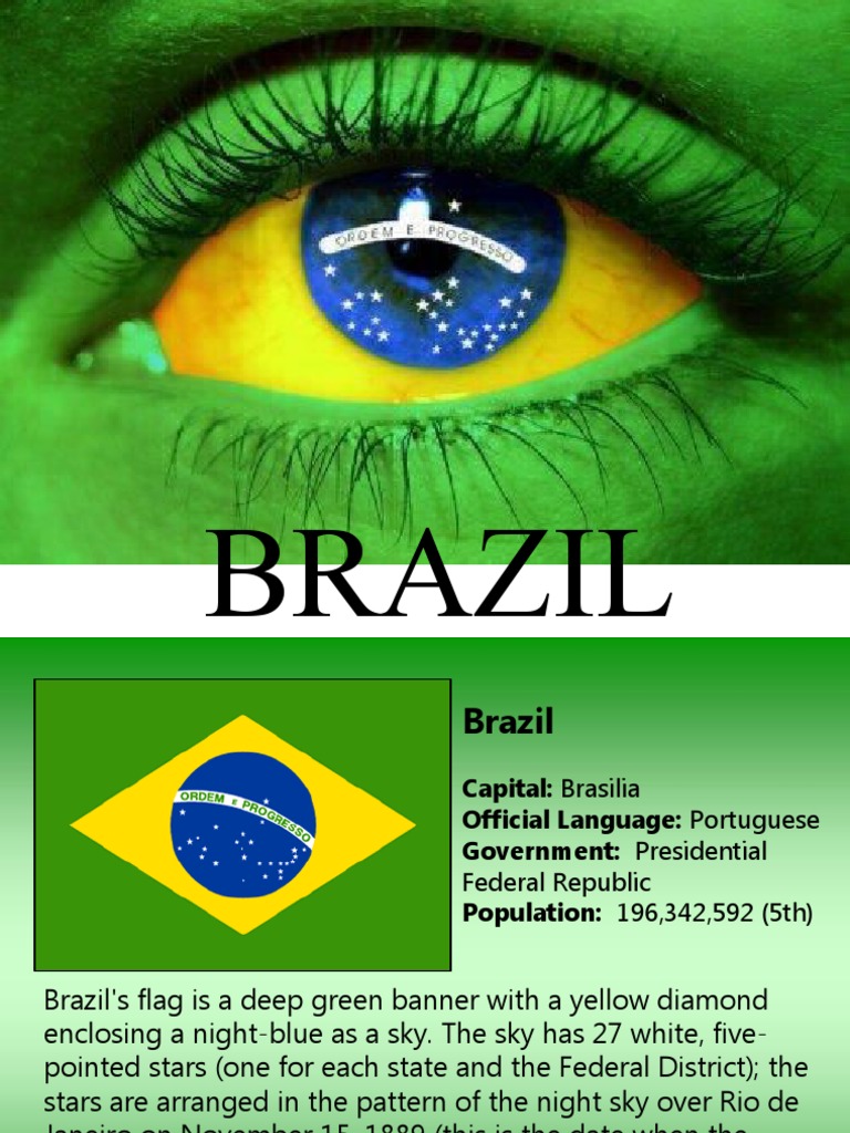 Apresentação Do Brazil em Ingles | PDF