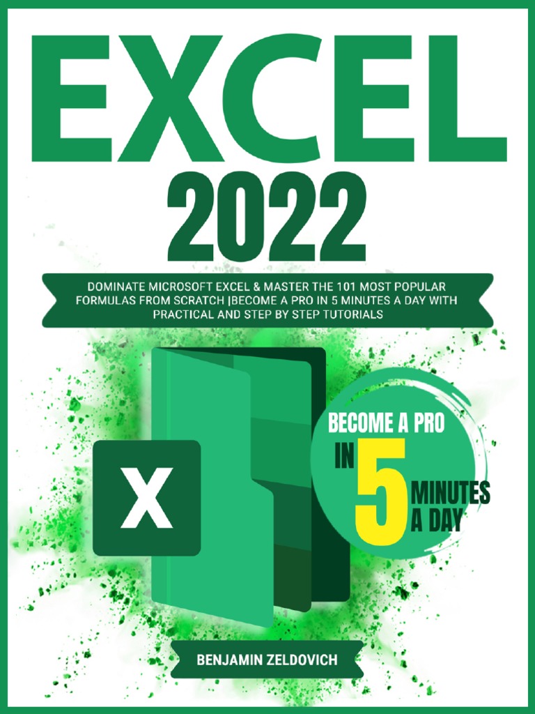 Excel 2022 Dominate Microsoft Excel Master The 101 Most Popular ...