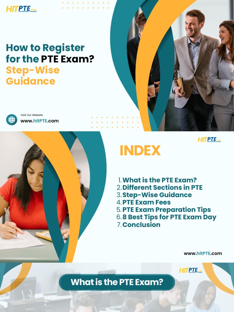 How To Register For The Pte Exam Step Wise Guidance Pdf Human