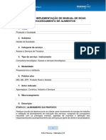 Elaboração e Implementação de Manual de Boas Práticas No Processamento de Alimentos GQ13016 3
