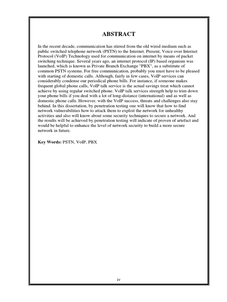 VoIP Security and Network Vulnerabilities | PDF