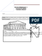 3° Básico Historia Guía 3 Ciudades Griegas