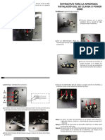 Instructivo para la apropiada instalación del set Clavija o Power cord
