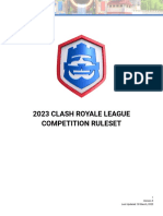 2023 Clash Royale League Competition Ruleset: 1 Last Updated: 30 March, 2023