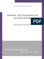 Manual Economía de la Educación