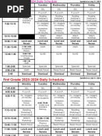 2023-2024 k-5 Daily Schedules Updated