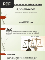 Introduction To Islamic Law & Jurisprudence: H. Syed Mubashar Kazmi