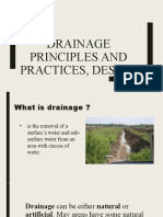Principles, Design and Practices of Drainage