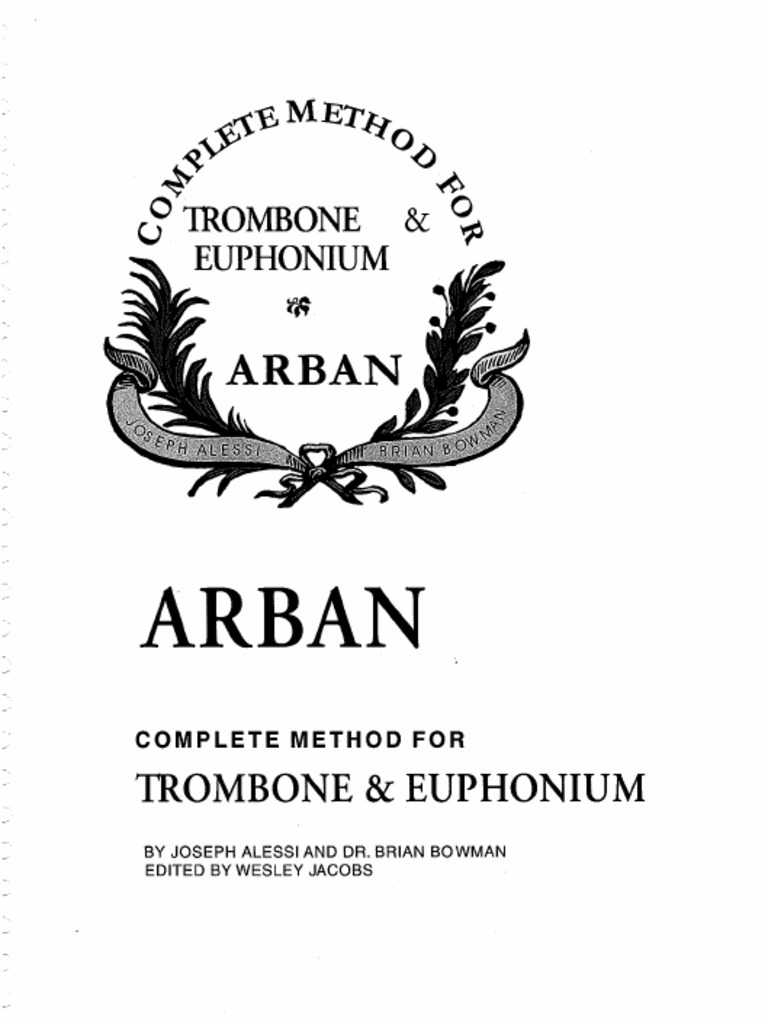 METODO Arbans Trombone PDF PDF