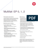Chevron Multifak EP-2 - Ficha Tecnica