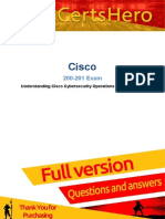 Cisco: 200-201 Exam