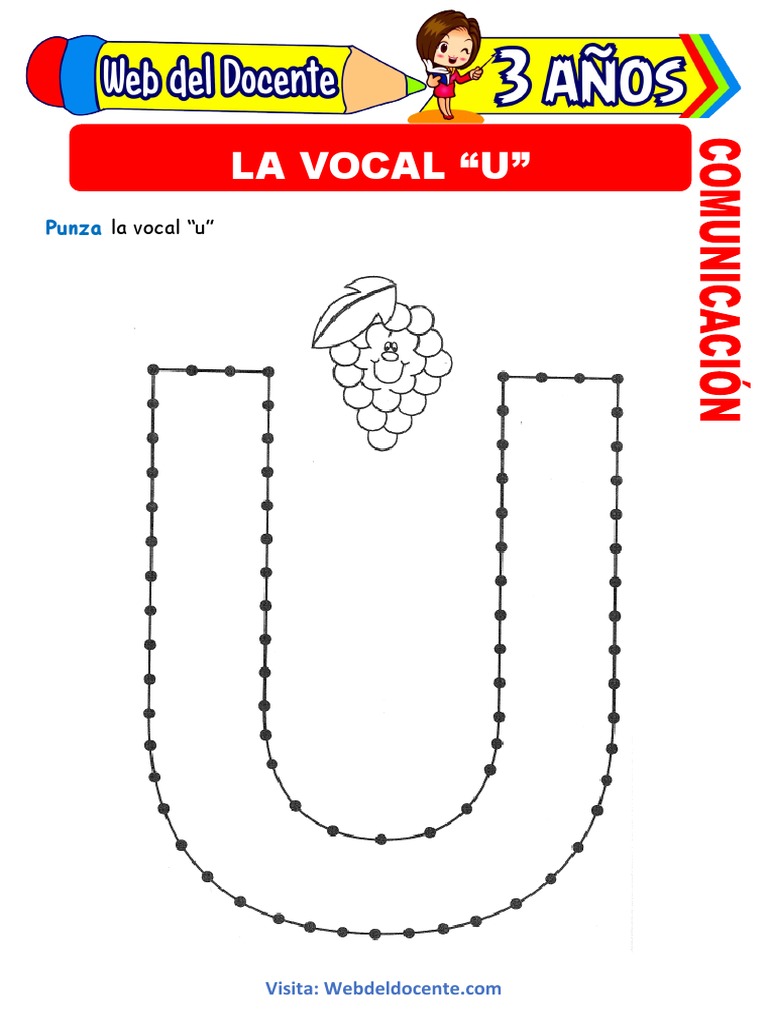 Actividades y manualidades con la vocal U | PDF | Artes del Lenguaje y ...