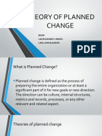 Theory of Planned Change