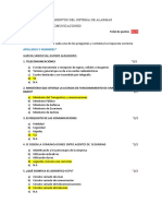 Examen Conocimientos Del Sistema de Alarmas