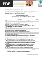 Cribado de Delirium: Test 4AT-ES | PDF | Especialidades Medicas ...