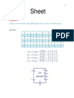 Sheet Multiplexer &decoder