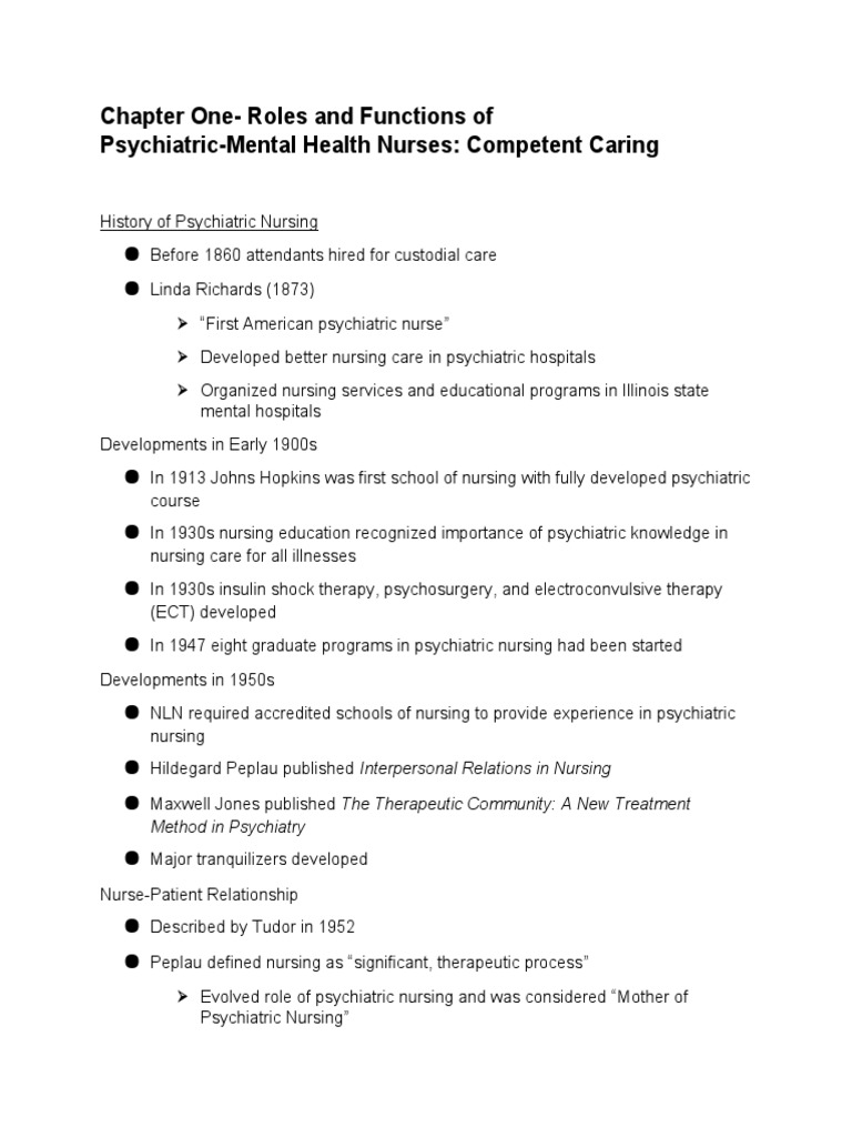Test 1 all notes pdf mental disorder psychiatry