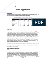 Cost Delay Estimates