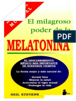 El Milagroso Poder de La Melatonina