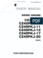 TCM C240PKJ, C240PKJ-06, C240PKJ-11, C240PKJ-12, C240PKJ-17, C240PKJ-20 Diesel Engine Parts Manual