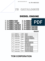 TCM A-6BG1QC - TQC - QC02 - QCo3 - QC05 - QC05S - QC06 - QC07 - QC08 - QC09 Diesel Engine Parts Catalog