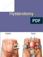 Hysterotomy