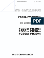 TCM FG (FD) 30 (C, T, W) Forklift Truck Gas - Diesel Powered Parts Catalogue