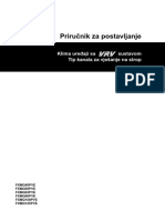 FXMQ40-125PVE 4PW45578 Installation Manuals Croatian