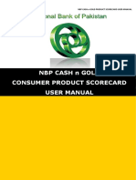 Annexure A NBP Cash N Gold Scorecard User Manual