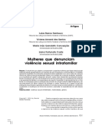 Mulheres Que Denunciam Violência Intrafamiliar