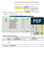 Planilla de Descargo de Primer Pago de Chimbol