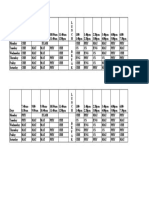 Time Table Iit