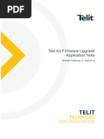 Telit K3 Firmware Upgrade Application Note r0