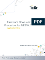 Telit NE310L2 Firmware Download Procedure Application Note r0