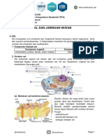 Biologi - Sel Dan Jaringan Hewan - Pert1 (21 Okt 2021)