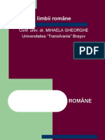 Gramatica limbii române Mihaela Gheorghe