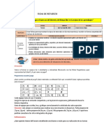 Ficha de Refuerzo: Planteamos Acciones para El Buen Uso Del Internet y Del Tiempo Libre en La Mejora de Los Aprendizajes"