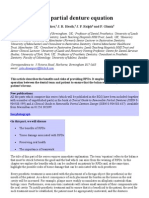 The Removable Partial Denture Equation