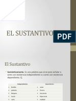 El Sustantivo