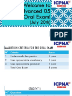 Oral Exam A05 20.7.23